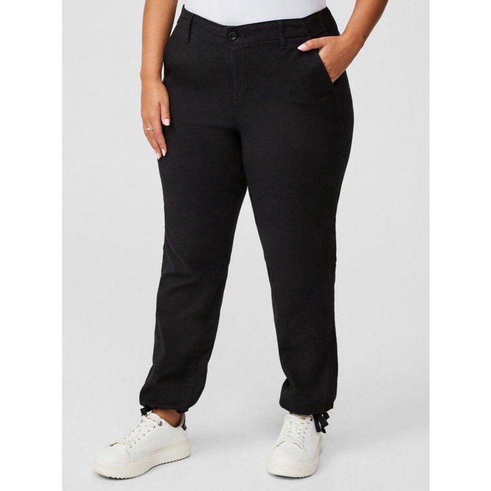 Torrid High Rise Utility Relaxed Twill Jogger - Size 14